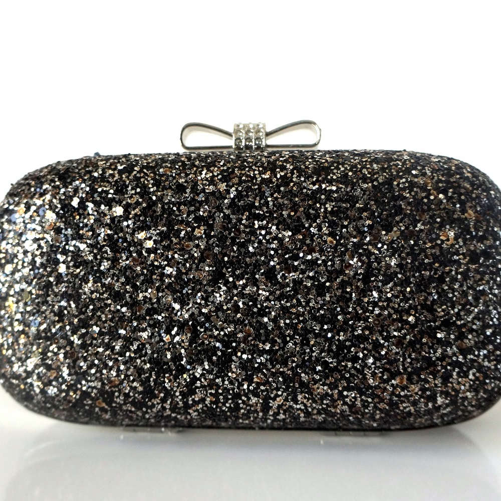 INC International Concepts Evie Glitter Clutch